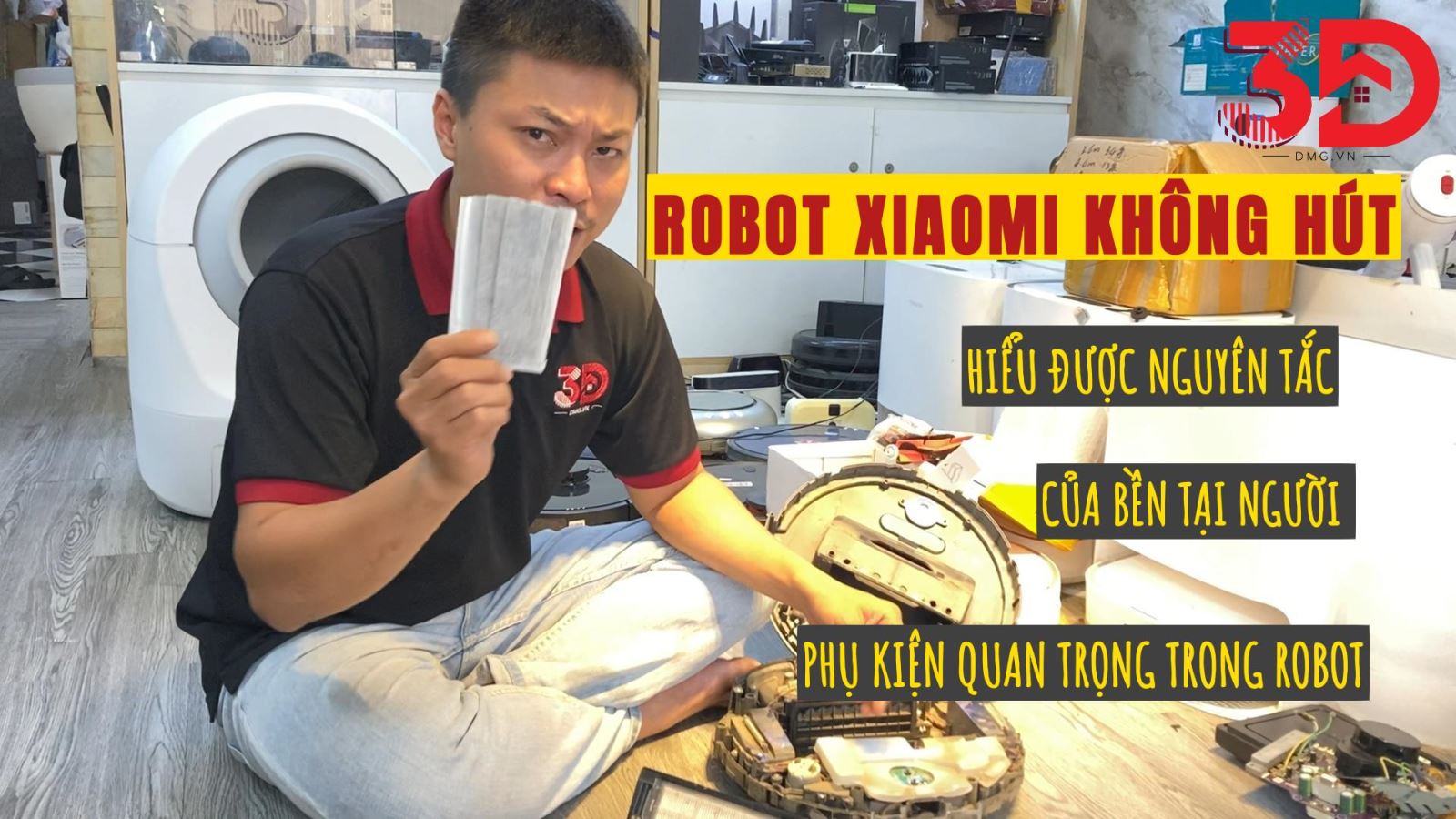 sửa chữa robot xiaomi không hút